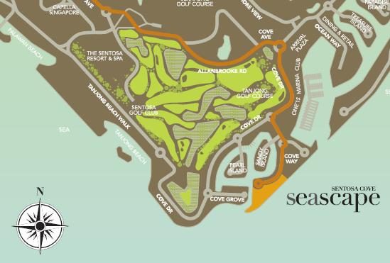 Seascape location map