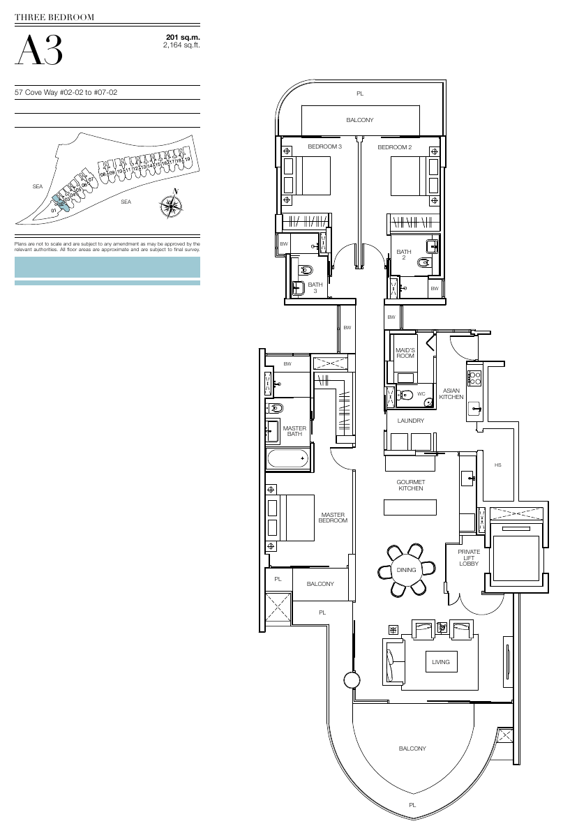 3-Bedroom, Type A3